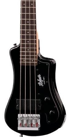 Hofner HCT Shorty Bass Guitar in Black - Andertons Music Co.